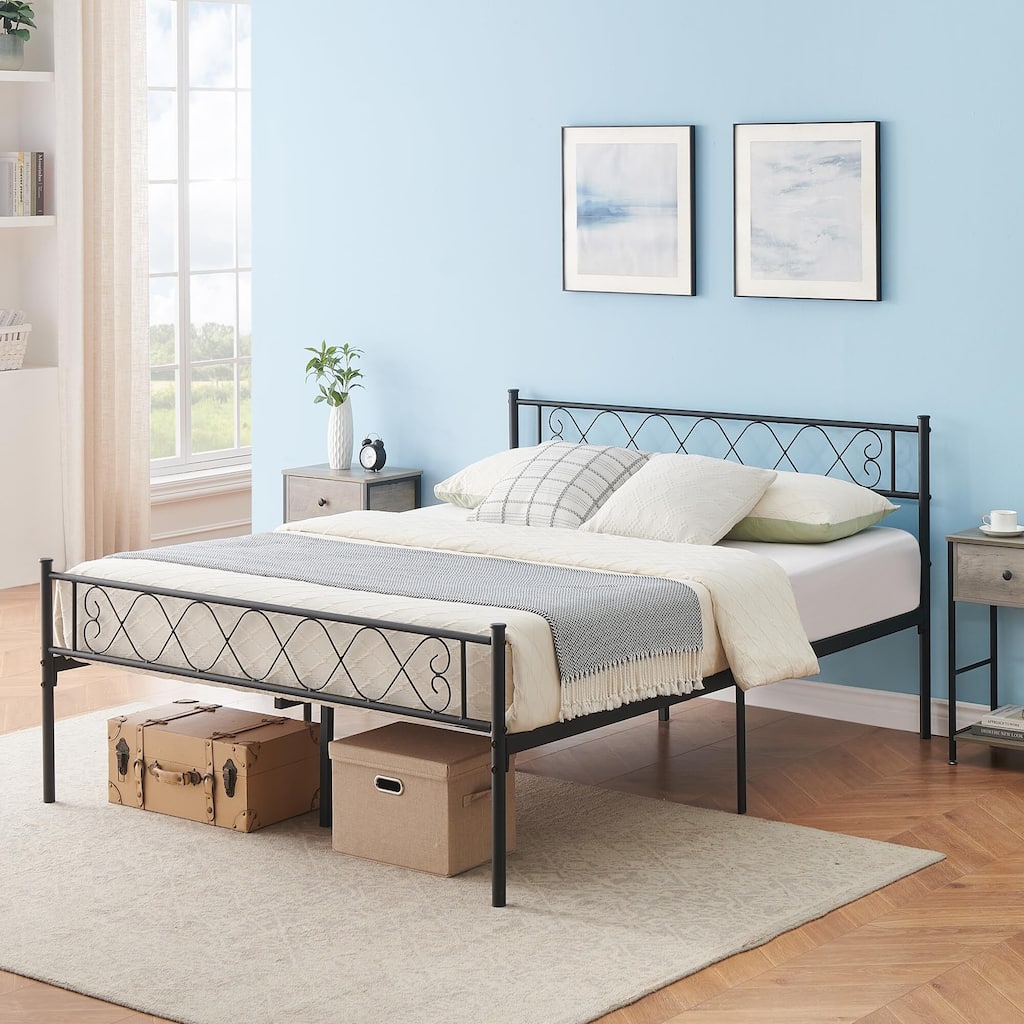 Bed Frame with Headborad & Footboard