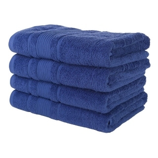 Luxurious Turkish Cotton Bath Towels Navy Blue - Bed Bath & Beyond ...