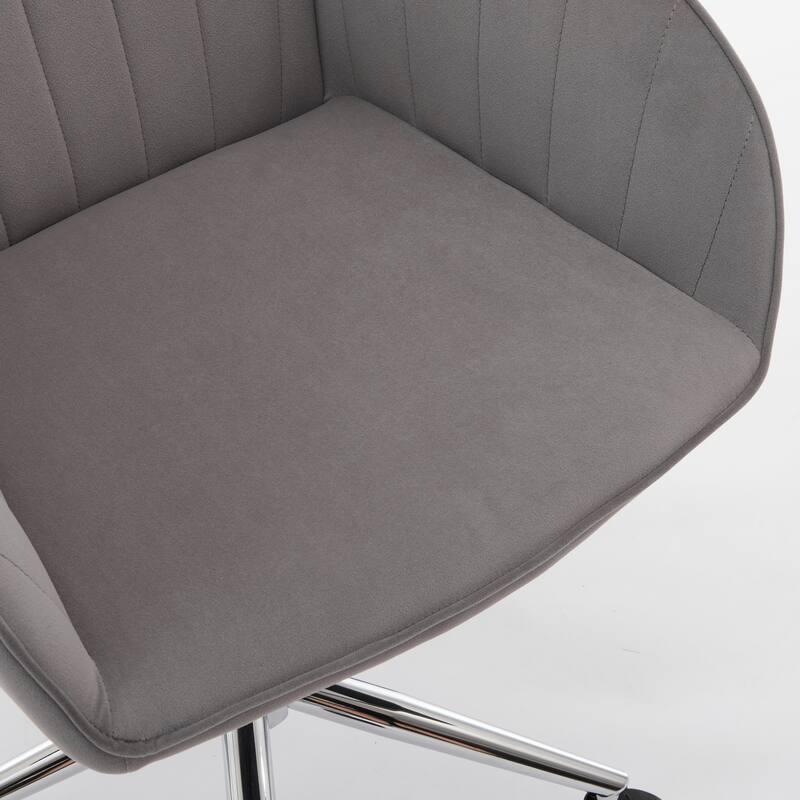 Modern Upholstered Swivel Office Chair