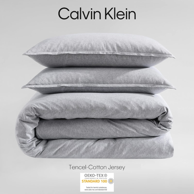 Calvin Klein Modern Cotton Melange Solid Comforter Set