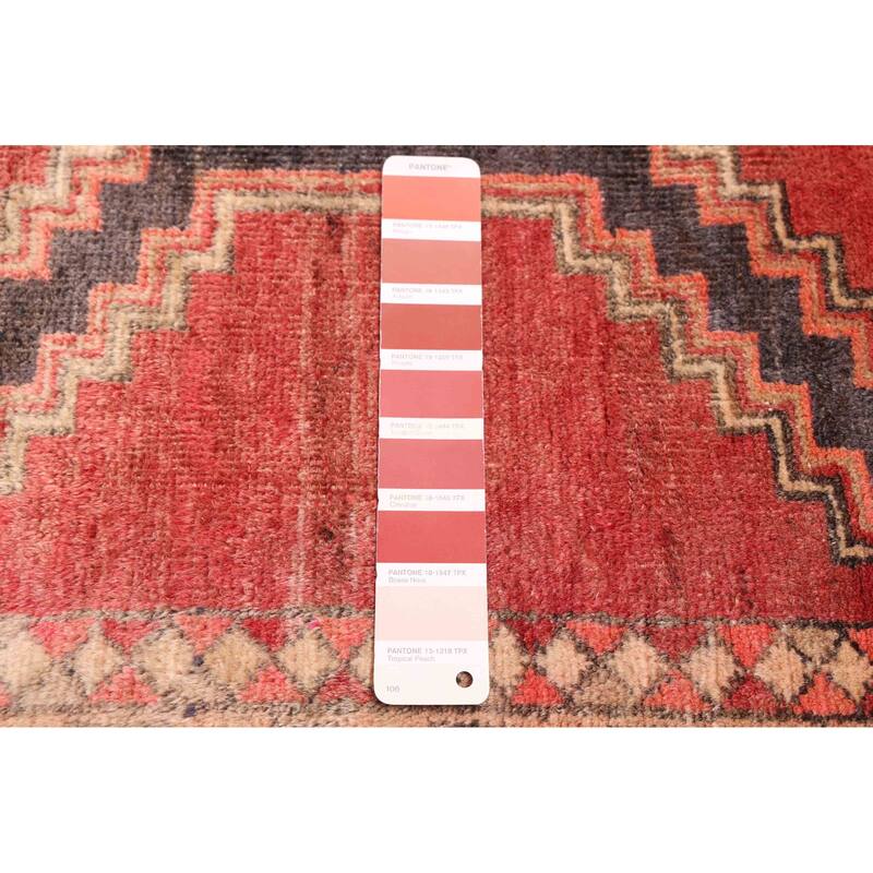 ECARPETGALLERY Hand-knotted Konya Anatolian Red Wool Rug - 3'5 x 13'6