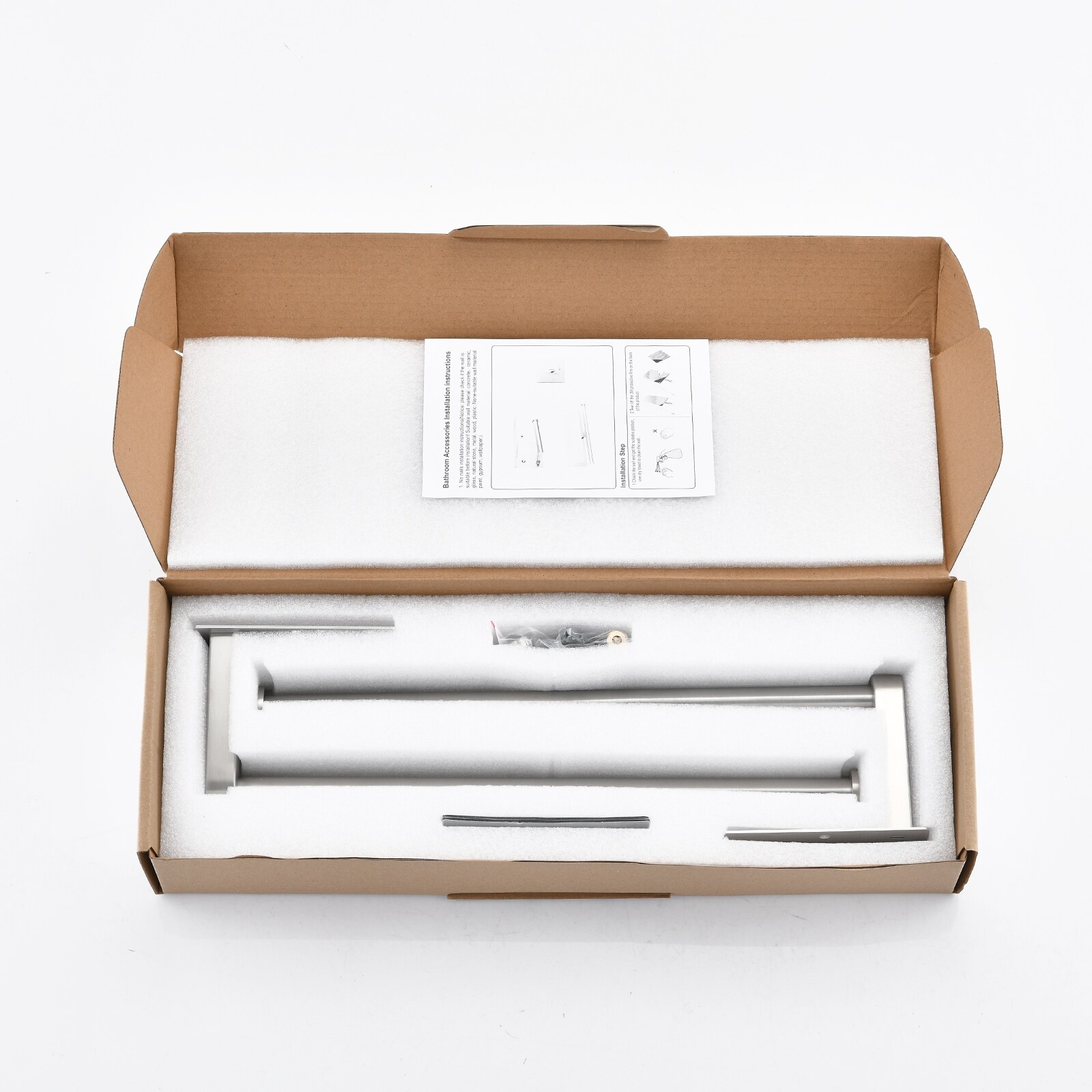 2 Piece Under Cabinet Wall Mount Paper Towel Holder