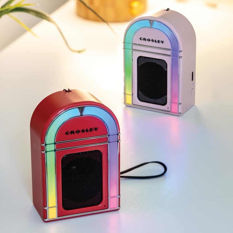 Crosley Mini Jukebox Portable Bluetooth Speaker In Aqua Blue
