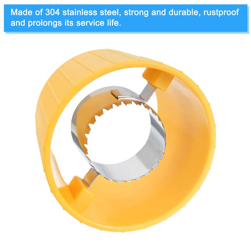 2pcs Corn Stripping Tool Stainless Steel Corn Peeler For Kitchen Use, Yellow
