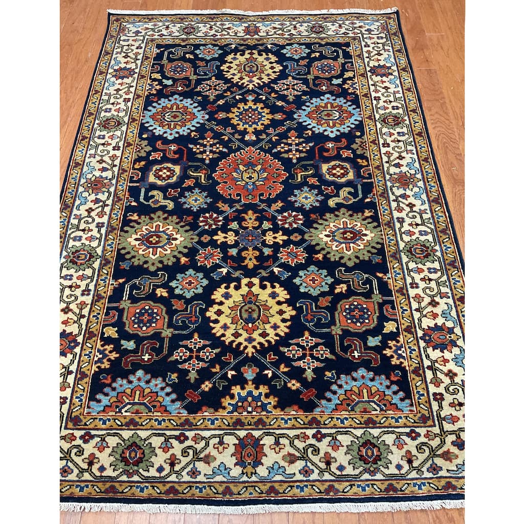 HERAT ORIENTAL Hand-knotted Indo 4' x 6' Serapi Wool Rug - 4' x 6'