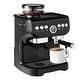 preview thumbnail 1 of 6, Espresso Machine Commercial Coffee Maker Automatic Garland Steam Milk Frothing Machine