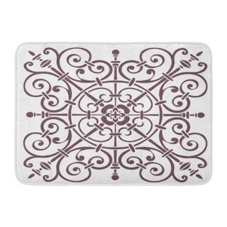 Shop In Oriental Dark Brown And Gray Colors Italian Majolica The Best Doormat Floor Rug Bath Mat 30x18 Inch Multi On Sale Overstock 31774942