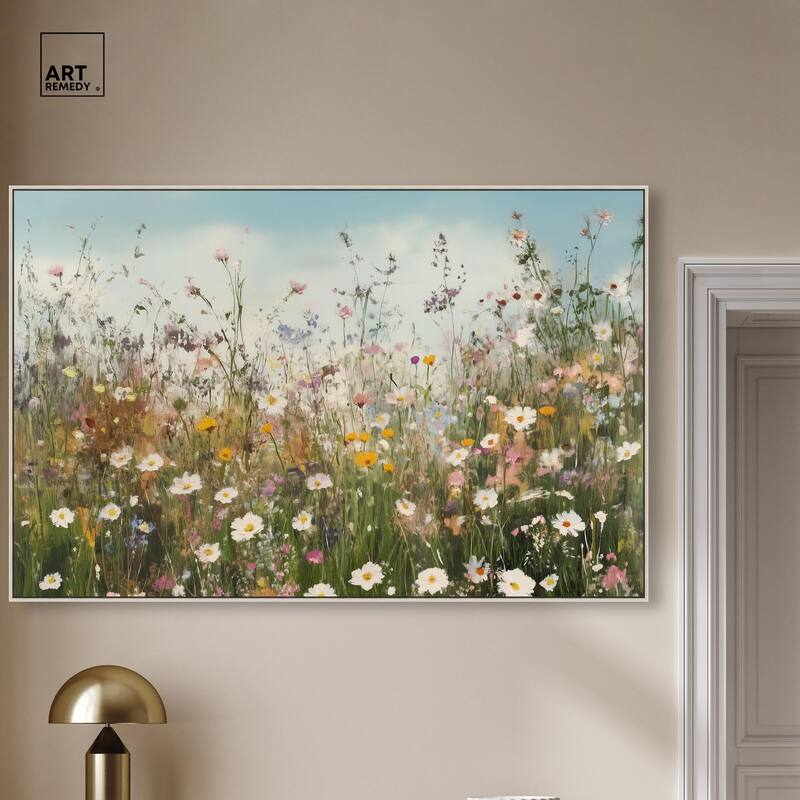 Glimmering Glade Garden III Canvas by Art Remedy