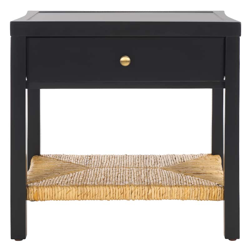 SAFAVIEH Couture Berlynne Banana Stem Shelf Nightstand - 24"W x 18"D x 23"H