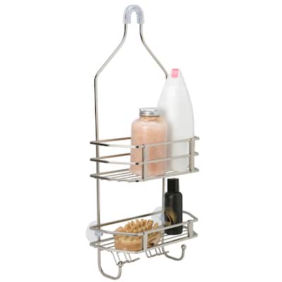 Bath Bliss Moderno Shower Caddy in Satin - 10.25"x 22.4"x 4.3"