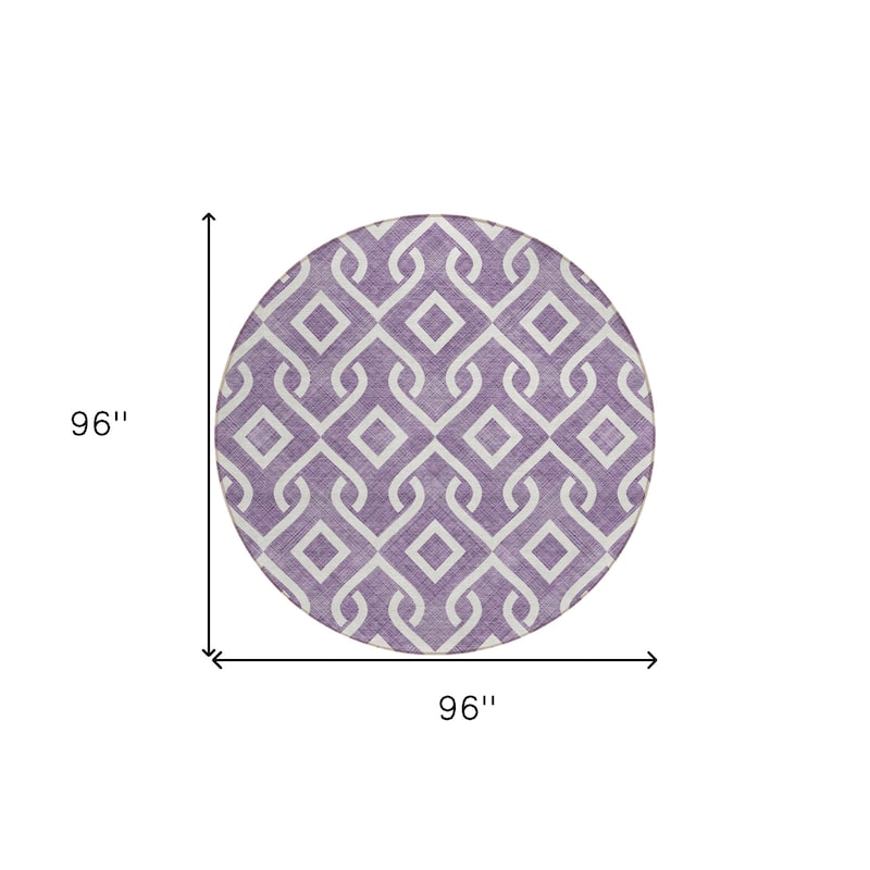 HomeRoots Geometric Transitional Rectangle Outdoor Rug
