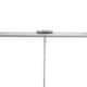 preview thumbnail 7 of 7, Da Vinci 3L Brushed Nickel Linear Chandelier Island Pendant Light Fixture - 39.75-in W x 16.63-in H x 9.75-in D