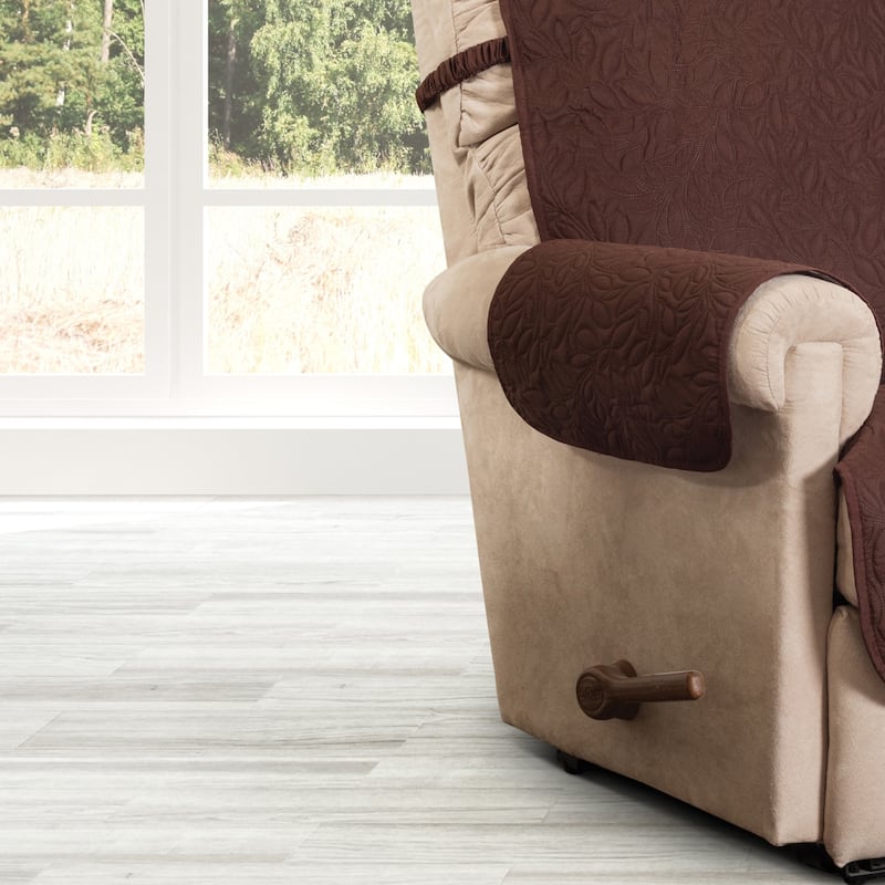 Belmont Leaf Secure Fit Recliner Furniture Cover Slipcover