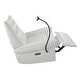 preview thumbnail 15 of 26, Genuine Italian Leather Match Power Swivel Rocker Recliner (Set of 2)