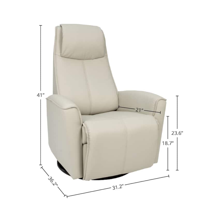 Fjords Urban Leather Swing Recliner