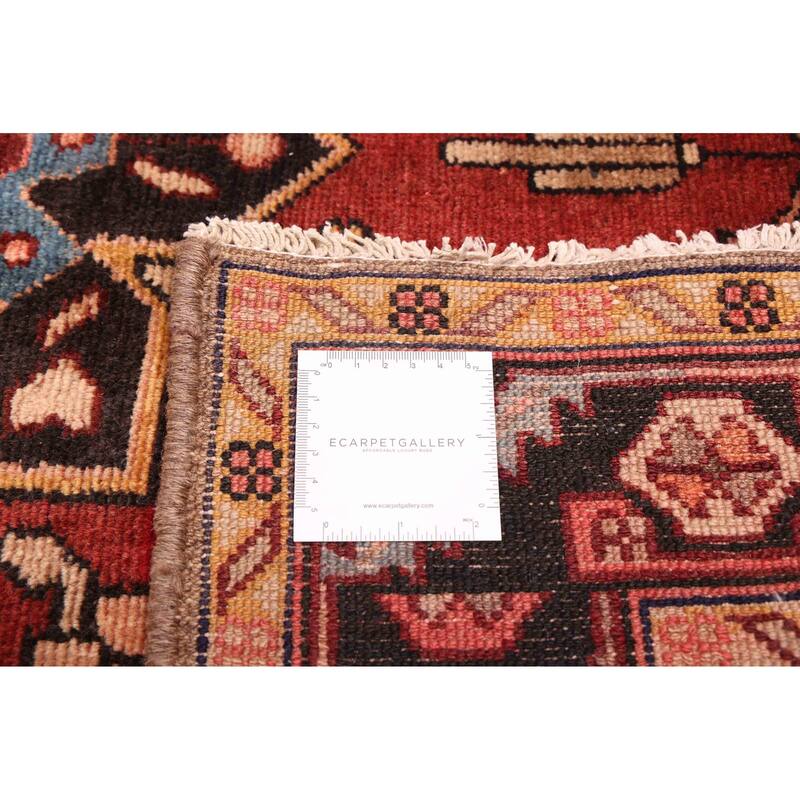 ECARPETGALLERY Hand-knotted Konya Anatolian Red Wool Rug - 4'2 x 8'0