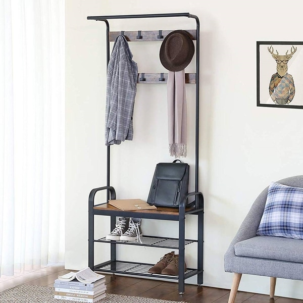 coat and shoe stand