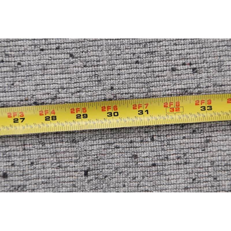 Solid Modern Gabbeh Oriental Area Rug Wool Hand-knotted Carpet - 4'11" x 7'10"