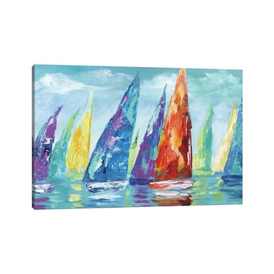 iCanvas "Fine Day Sailing II" by Nan Canvas Print