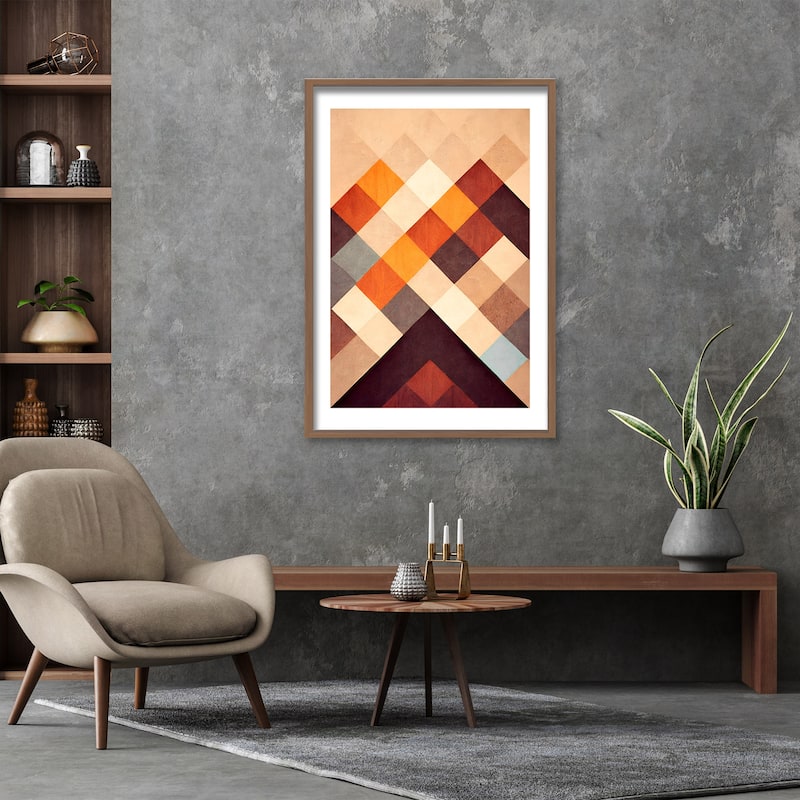 "The Pyramid" Framed Print Wall Art by Treechild