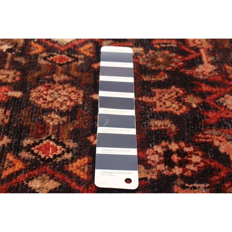 ECARPETGALLERY Hand-knotted Andelz Navy Wool Rug - 3'5 x 10'2