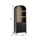 preview thumbnail 28 of 40, Middlebrook Designs 3 Shelf Open Arched Bookcase Cabinet