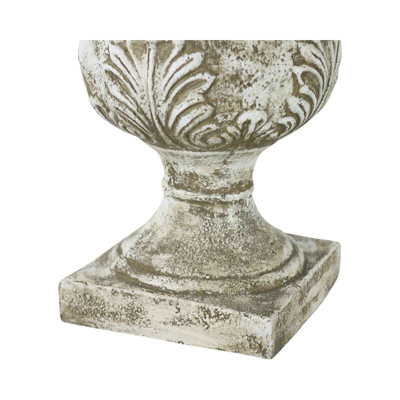 DreamPatio Fiberstone Urn Planter (21 inch H x 15 inch D) - 15"x15"xH21"