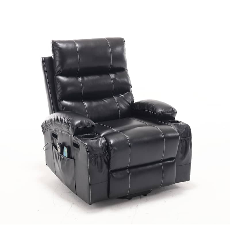 Power Lift Recliner Chair with 4‑Way Massage, Heating & Timer