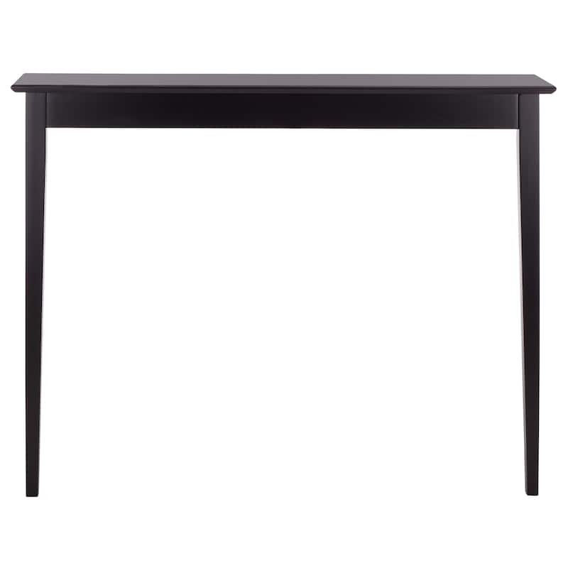 SAFAVIEH Home Entil 2-Legged Console Table - 10"W x 45"D x 35"H - Black