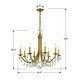 preview thumbnail 5 of 3, Bridgehampton Bronze Crystal 8-light Chandelier - 28'' W x 29'' H