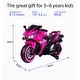 preview thumbnail 9 of 16, 12V Kids Ride On Motorcycle,550W Electric Ride On Motorcycle with Training Wheels, Light Wheels, Manual Throttle,LED Lights