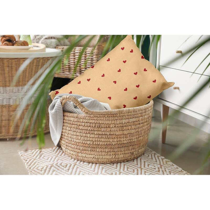 Little Hearts Valentines Day Decorative Throw Pillow