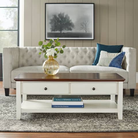 Simple Living Charleston Coffee Table - 18.1"H x 47.6"W x 23.6"D