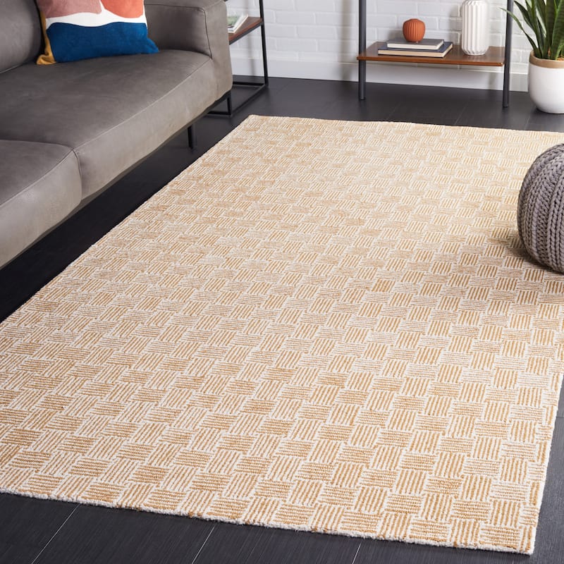 SAFAVIEH Handmade Micro-Loop Courteney Transitional Wool Rug