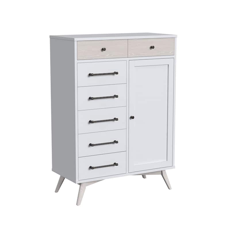 Rowan Wood Chifferobe, Ash Linen