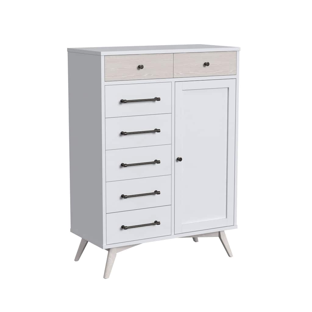 Rowan Wood Chifferobe, Ash Linen
