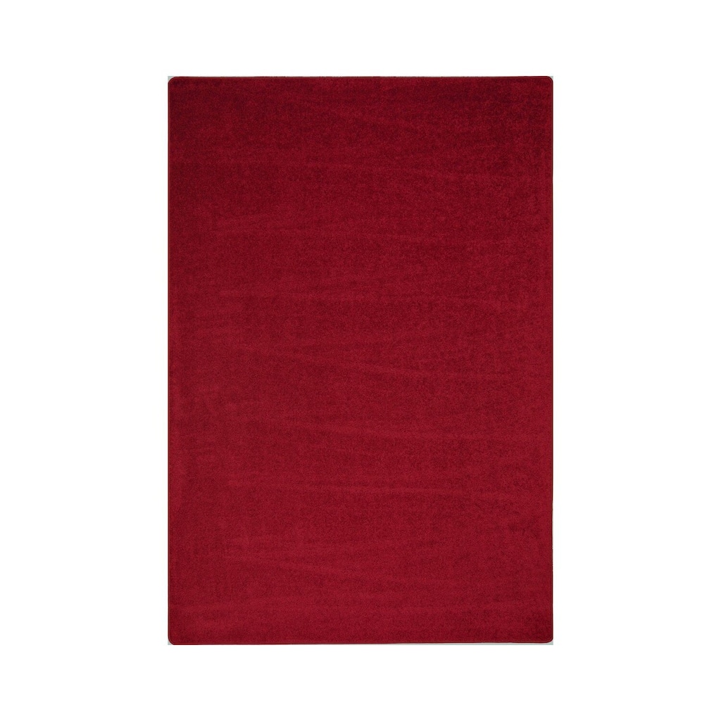 6'x6' area rug in Burgundy - durable soft decorative rug for home, living room & bedroom - 6' x 7'