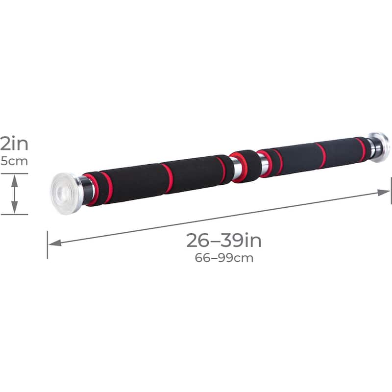 Pull Up Bar for In-Home Fitness - Door Bar - Crunches and Leg Lifts