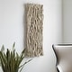 preview thumbnail 2 of 5, Teak Branch Rectangular Wall Decoration - 49" - Beige