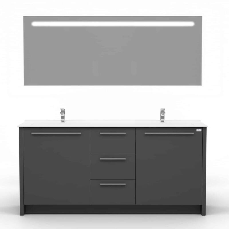 Nona 60-inch Modern Freestanding Bathroom Vanity