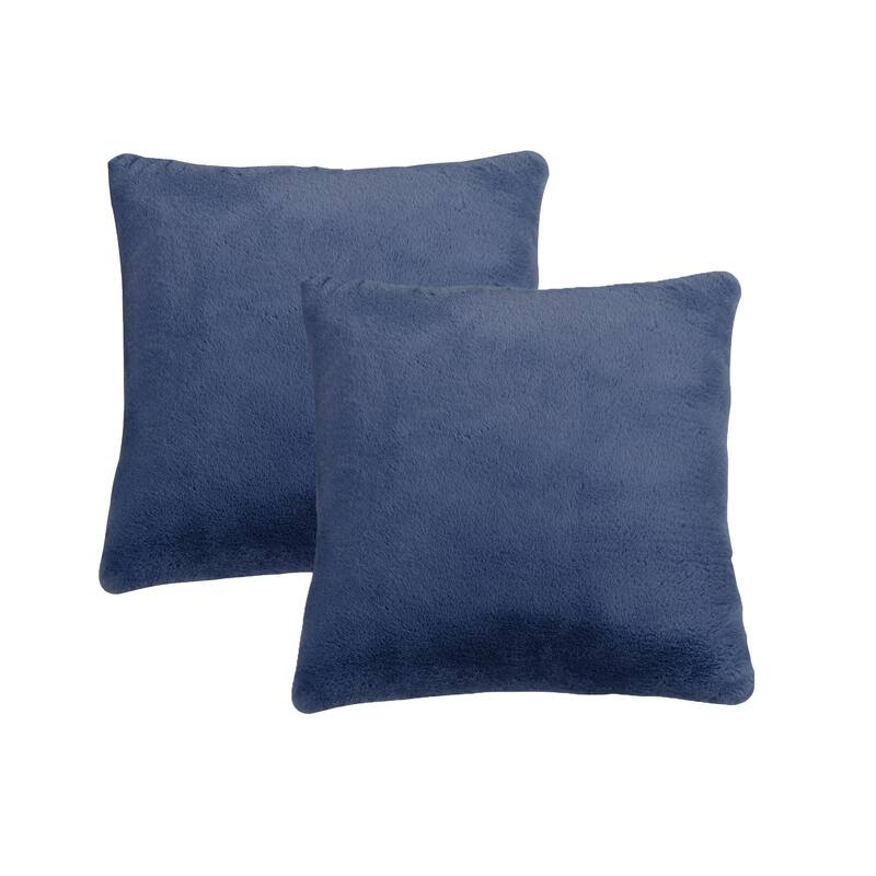 Home Soft Things FoxFauxFur Pillow Shell Set 2pcs 20"X20"