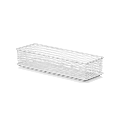 YBM Home White Mesh Desk Drawer Organizer Tray, Storage Holder, Multipurpose Storage Holder, Pack of 1