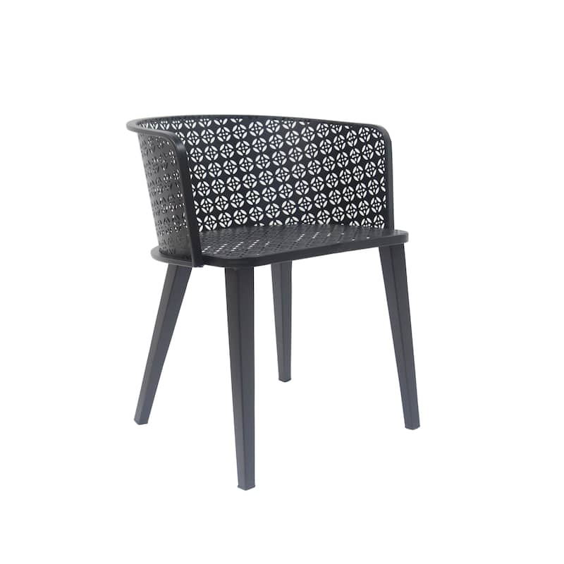 Christopher Knight Home - Milan Durable Outdoor Dining Chair Set for Stylish Gatherings