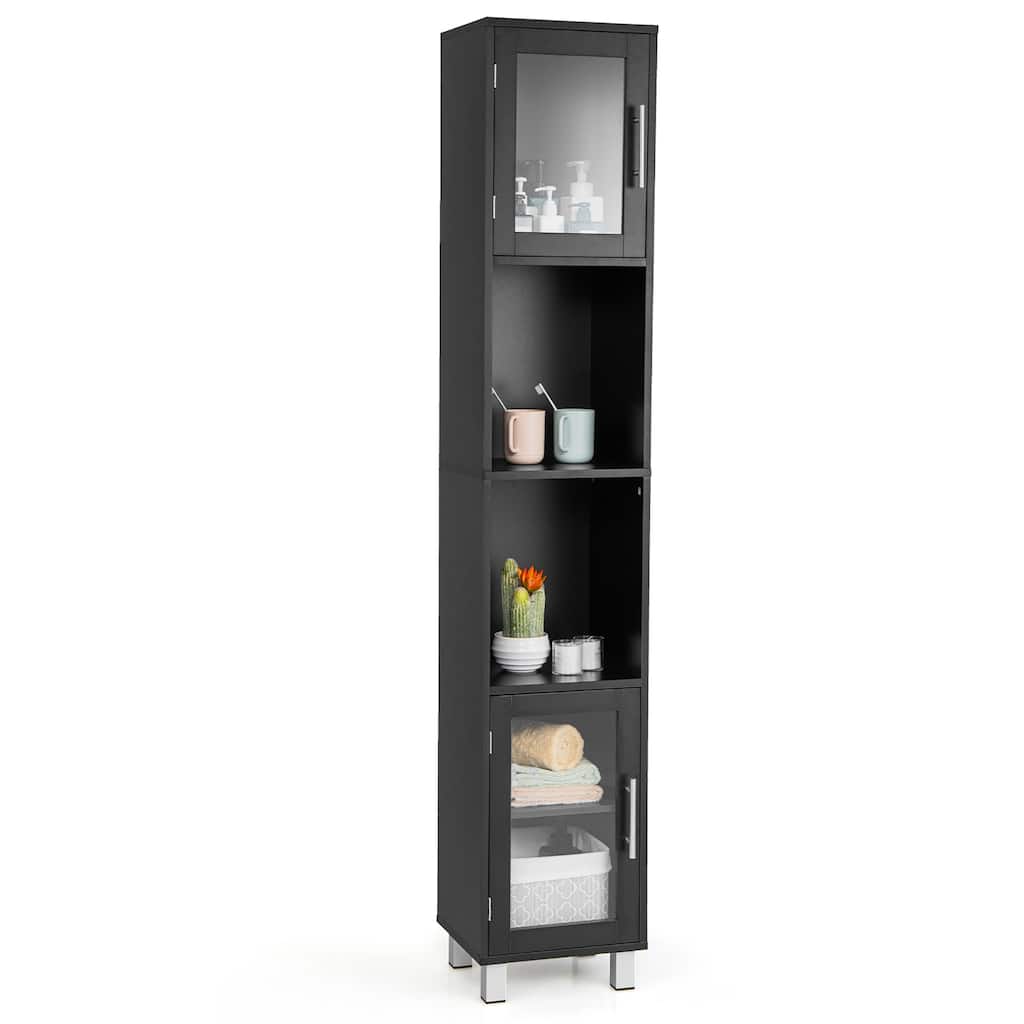 Costway 71'' Tall Tower Bathroom Storage Cabinet Organizer Display - See Details