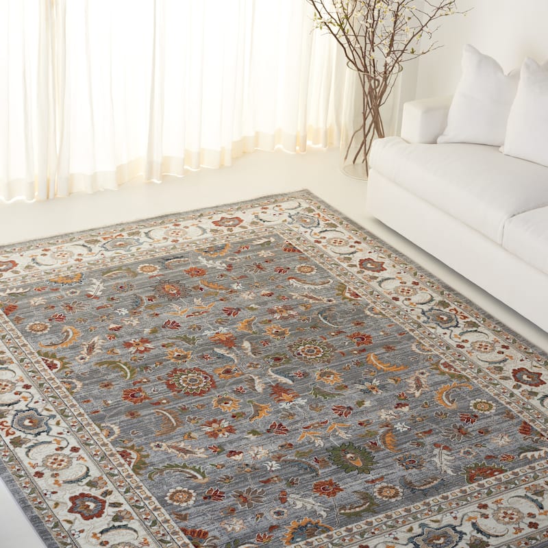 SAFAVIEH Lauren Ralph Lauren Belina Traditional Rug - 5' x 8' - Grey/Ivory