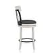 preview thumbnail 28 of 33, Wynn Contemporary Wood and Fabric Swivel Bar Height Chairs (Set of 2) by Furniture of America