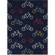 preview thumbnail 2 of 9, Mod-Tod Look Mom No Hands Kids Bicycle Area Rug