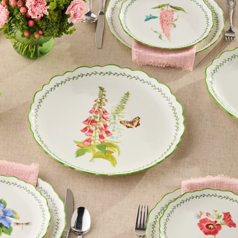 Certified International Mirabella 12.5" Round Platter - 12.50"L x 12.50"W x 1.25"H