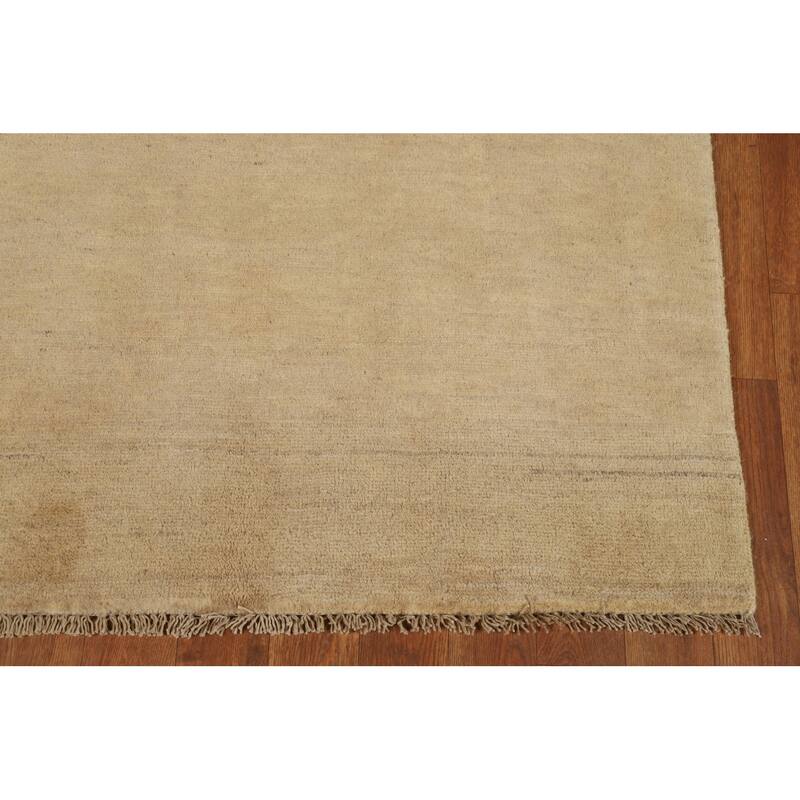 Contemporary Gabbeh Oriental Foyer Rug Handmade Wool Carpet - 3'3"x 4'9"