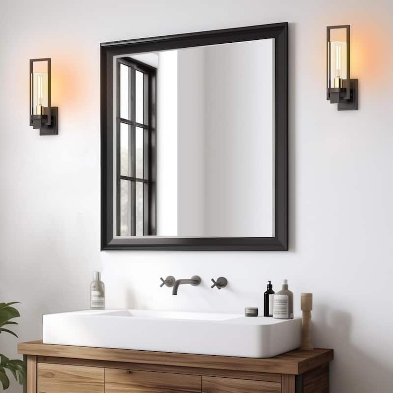 Wall light black and gold hallway light aluminum, glass bedroom light